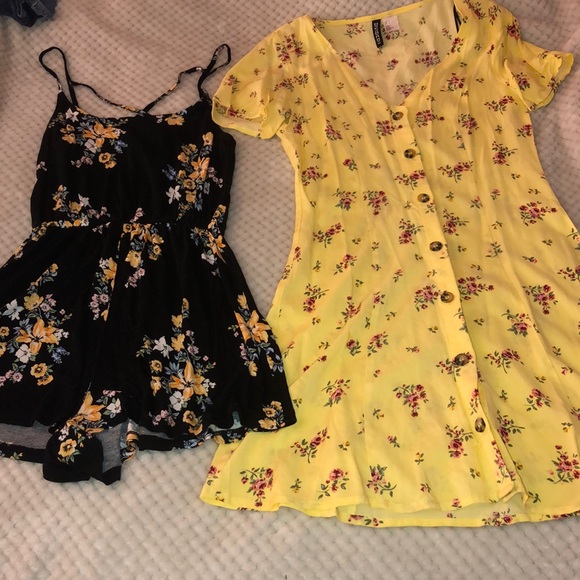 Divided Dresses & Skirts - H&M romper and dress bundle
